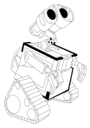 WALL-E Coloriage En Ligne